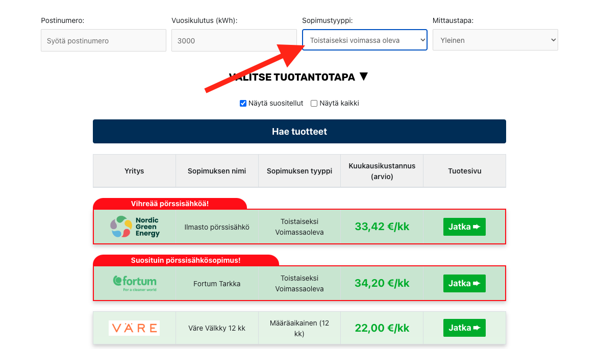 Sähkösopimus ilman luottotietoja | Vertaile tästä