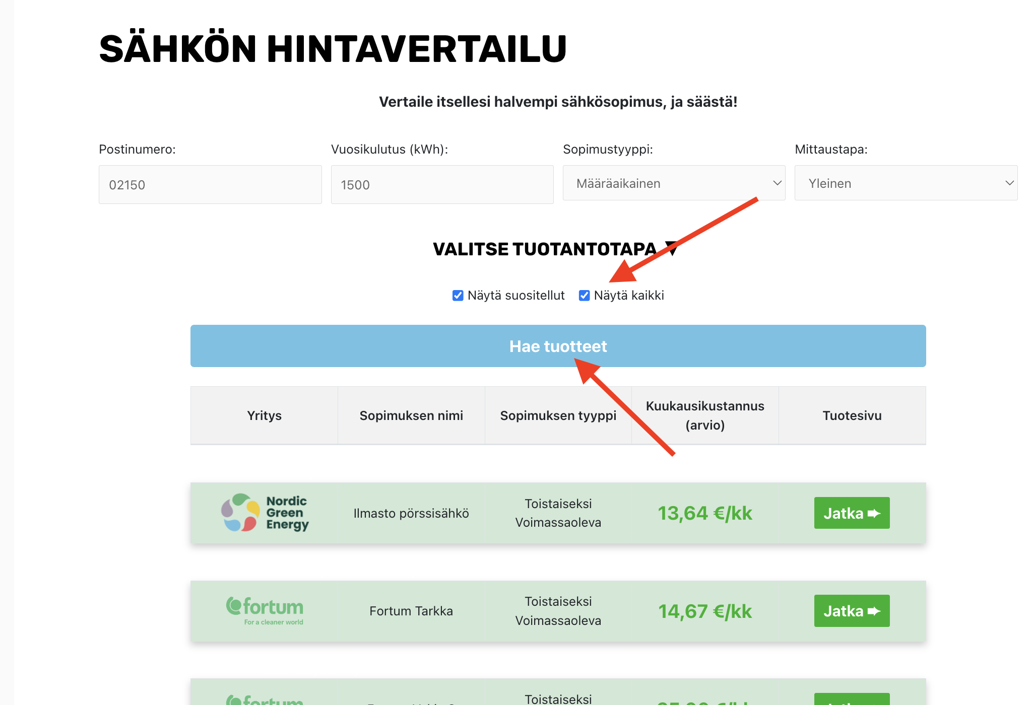 Miten sähkösopimus kilpailutetaan?